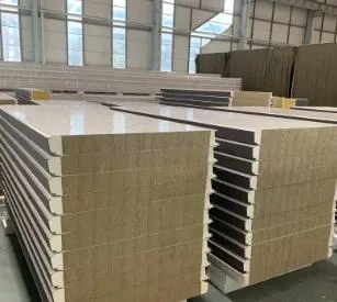 Jedha 50mm/75mm/100mm Thickness Insulation Building Material Rock Wool Sandwich Panels