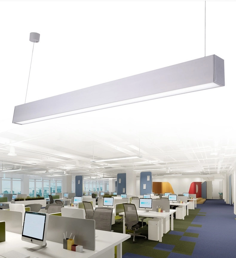 Modern Indoor Lighting LED Ceiling Pendant Linear Light for Office Shopping Mall