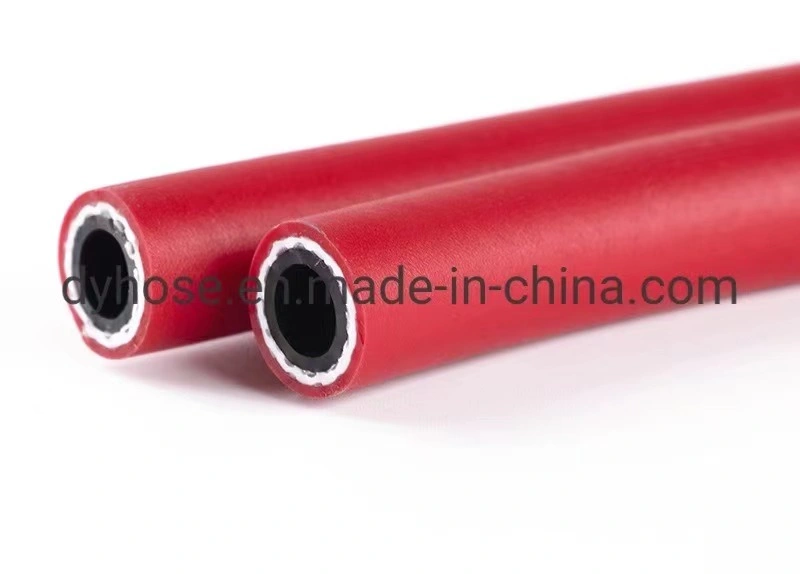 Factory Sale 1/4' High Pressure Low Price Five Layer PVC Twin Line Welding Hose, Oxygen LPG Gas Air Hose