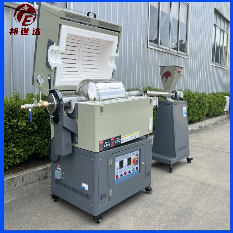 Intermittent Atmosphere Rotary Furnace with Opposite Open Structure and Dynamic Sintering Around Heating Is Suitable for The New Energy Industry