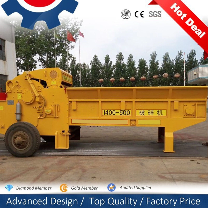 Best Movable Large Industral Heavy Duty Cheap Wood Shredder Machine for Shredding Chipping Crushing Milling Grinding Forest Tree Truck Branches Bamboo Chips