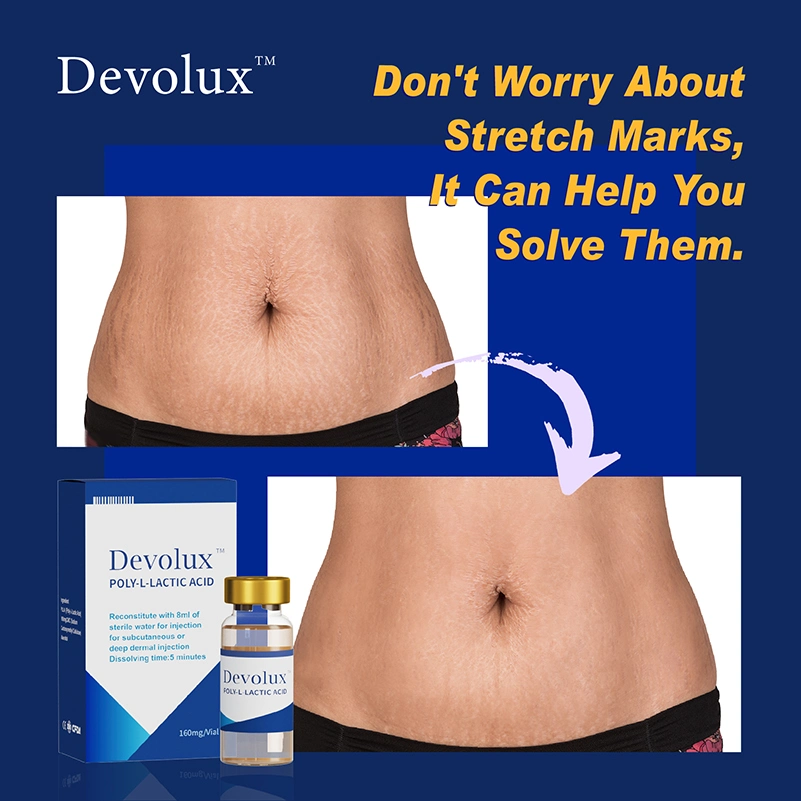 Devolux Facial Wrinkles Removed Polyl Lactic Acid Plla Powder Face Hip Buttock Butt Injection