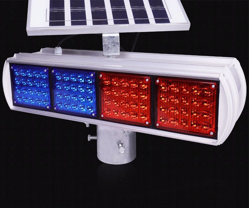 Solar-Warnleuchte Straßensignal-LED-Lampe