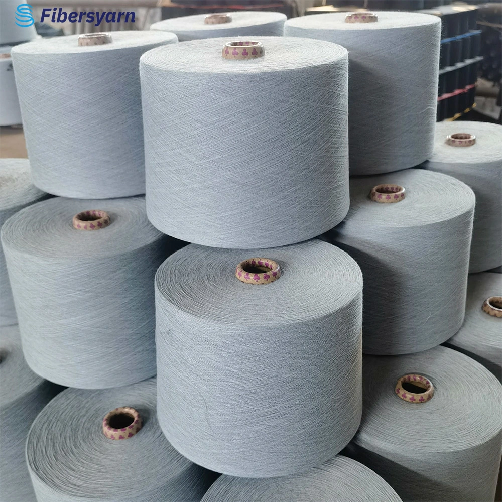 30s 100% Polyester Ring Spun for Knitting Compact Yarn with Strong Paper Cone