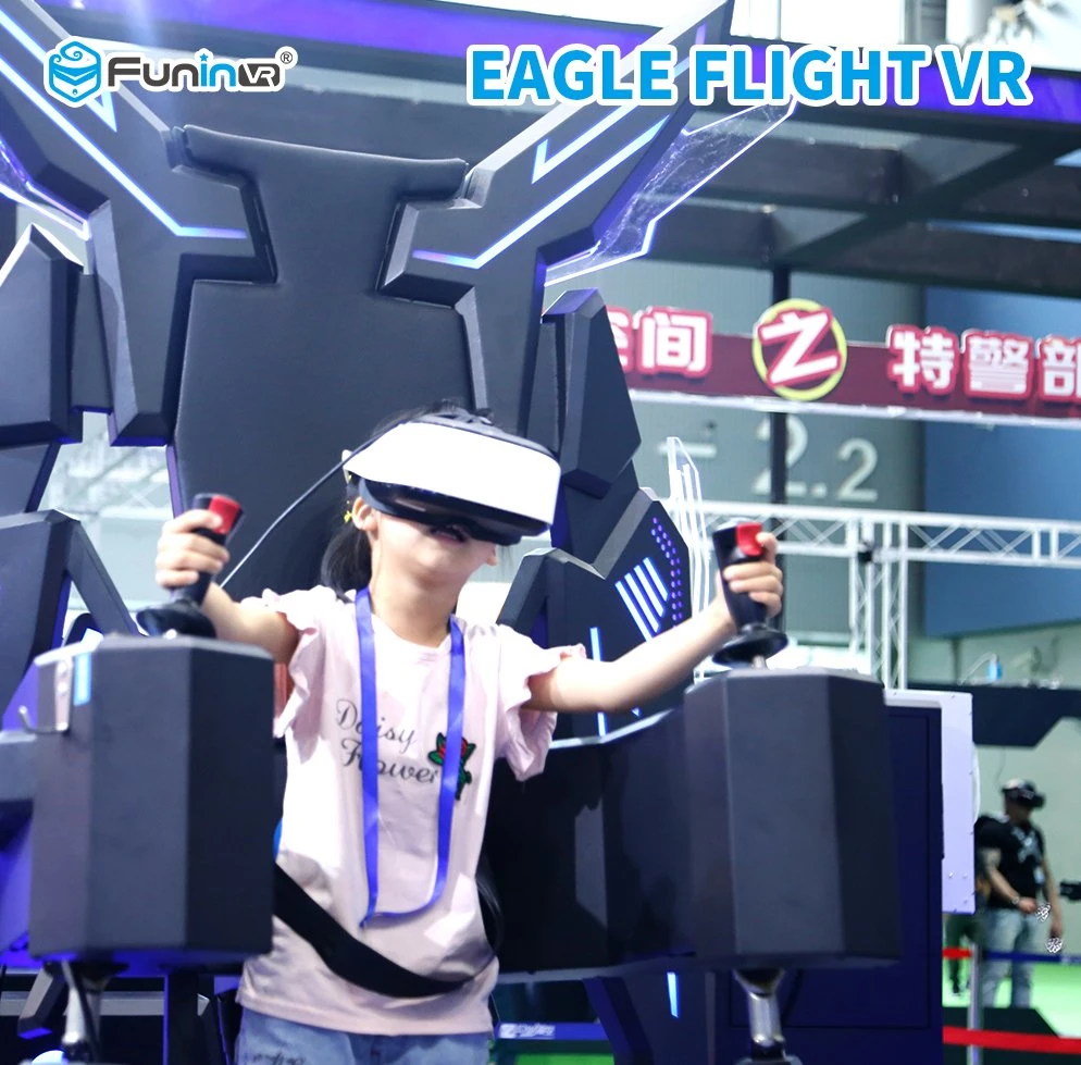 9d Realidad Virtual Stand juego de lucha contra el simulador de vuelo de reconocimiento de voz