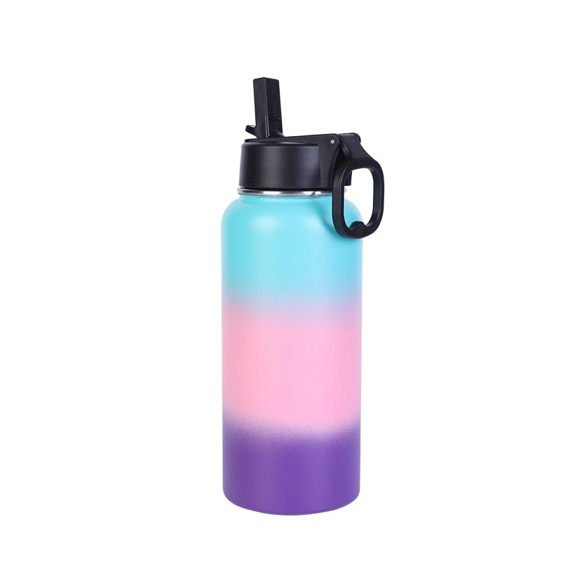 Amazon Source Hydrated Flask Vacuum Cup Stainless Steel Custom Logo Double Wall Keep Warm Cool Water Bottle