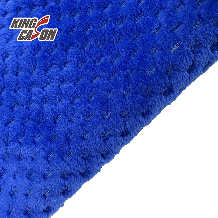 Kingcason Polyester Knit Tela Flanel Flannel Fleece Fabric for Blanket Garment