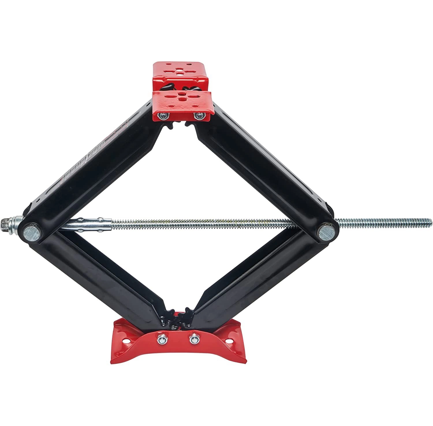 24" RV Trailer Stabilizer Leveling Scissor Jacks with Handle for Truck SUV Car Coupe Vehicle Camping Jack - 5000lbs - Set of 2