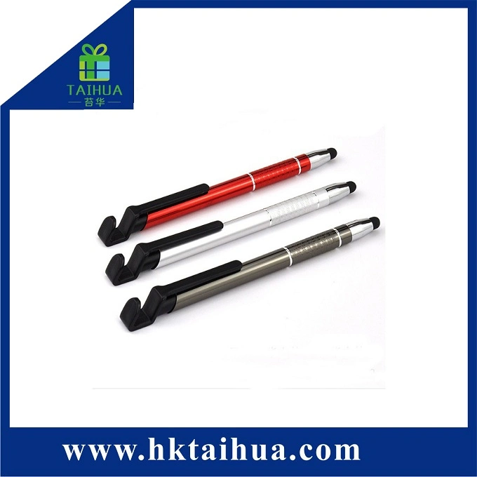 Multi-Function Touch Stylus Hold Metal Ball Pen for Promotion Gift