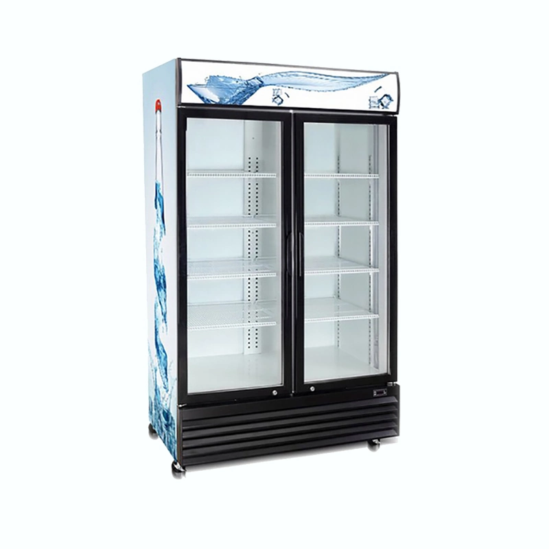 Refrigerator 880L Temperature Control Digital Display Two-Door Electronic Portable Cooler