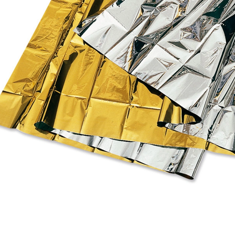 Aluminized Polyester Disposable Gold Emergency Blanket