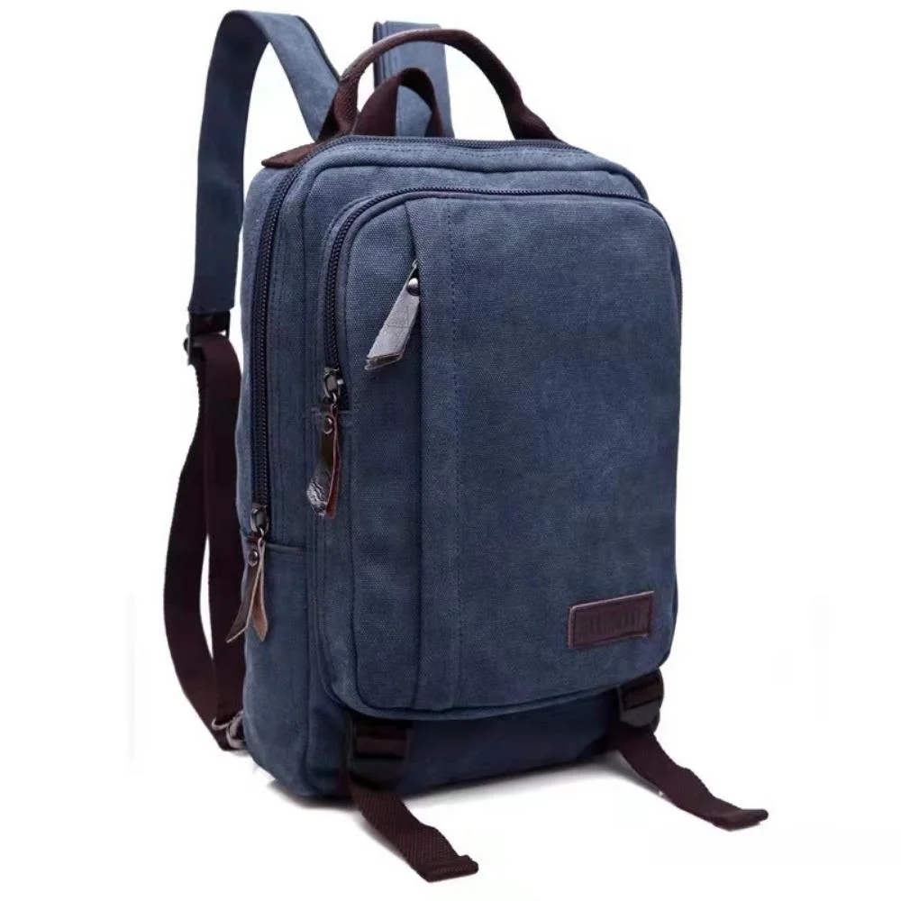 Sac à dos en toile homme Sac à dos grande capacité Vintage Outdoor Travel Canvas Petit sac à dos Daypack Wyz18767