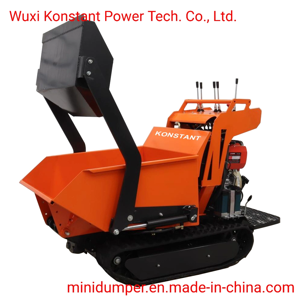 500kg Loaidng Mini Dumper All Hydraulic Drive with Shovel