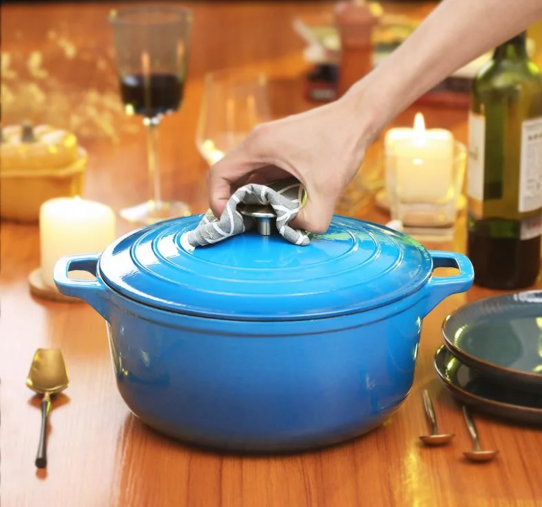 Kitchen Cooking Tool Enamel Pot Cast Iron Pot Pot Stew Magnetic Cooker Gas Pot