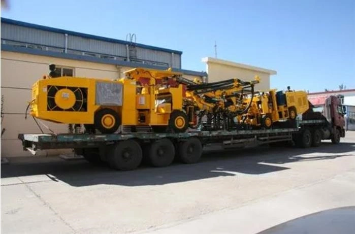 Telescopic Double Boomer/Twin-Boom Hydraulic Drilling Jumbo for Mining Use