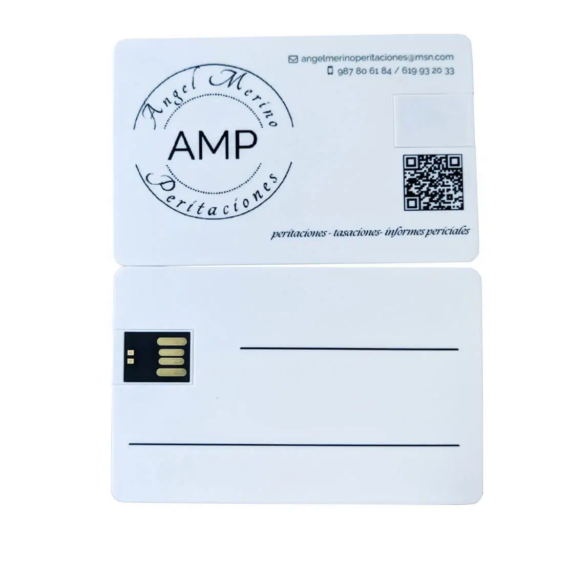 Рекламная визитка USB-накопитель UDP 2.0, доступен логотип Full Printing