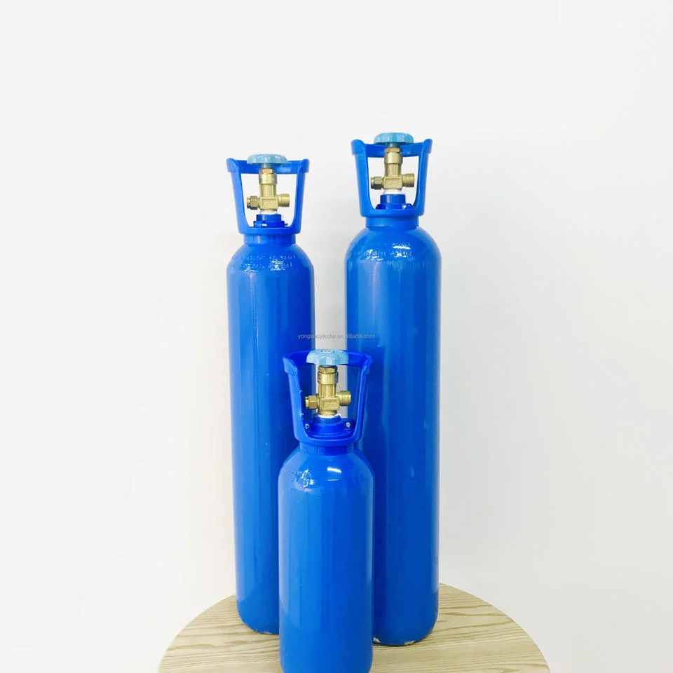 High Pressure Nitrogen Aluminum Gas Bottles Nitrogen Gas