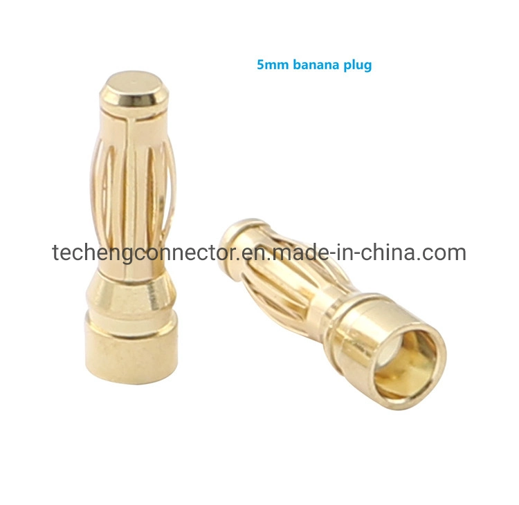 Standard Bullet Plug 3.5mm Banana Socket Banana Plug for Audio Speaker Plug