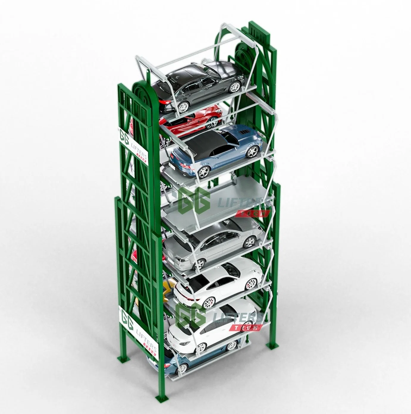 Automatic rotary car parking lift automatic street parking system car parking storage equipment auto lift circulation parking lift