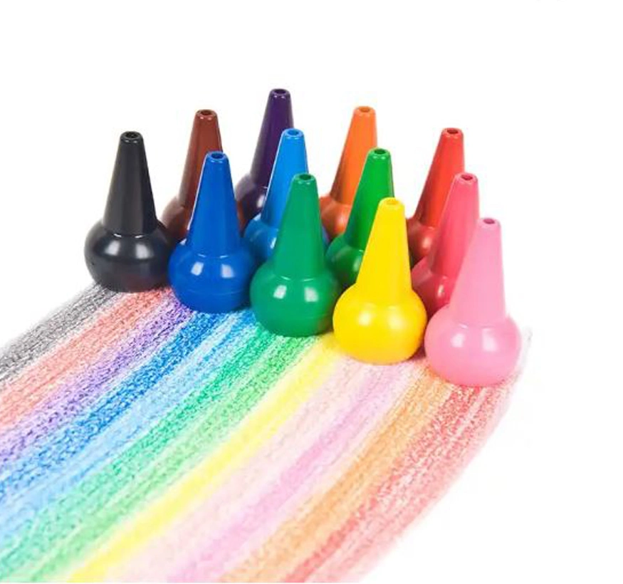 Finger Crayons Multicolor Non in PDQ Box Nice Gift for Kids Home Play, Children