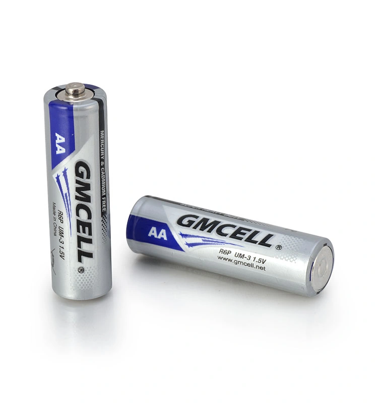 Factory Direct Carbon Zinc 1.5V R03p Size AAA AA Um4 Dry Primary Battery with CE and RoHS