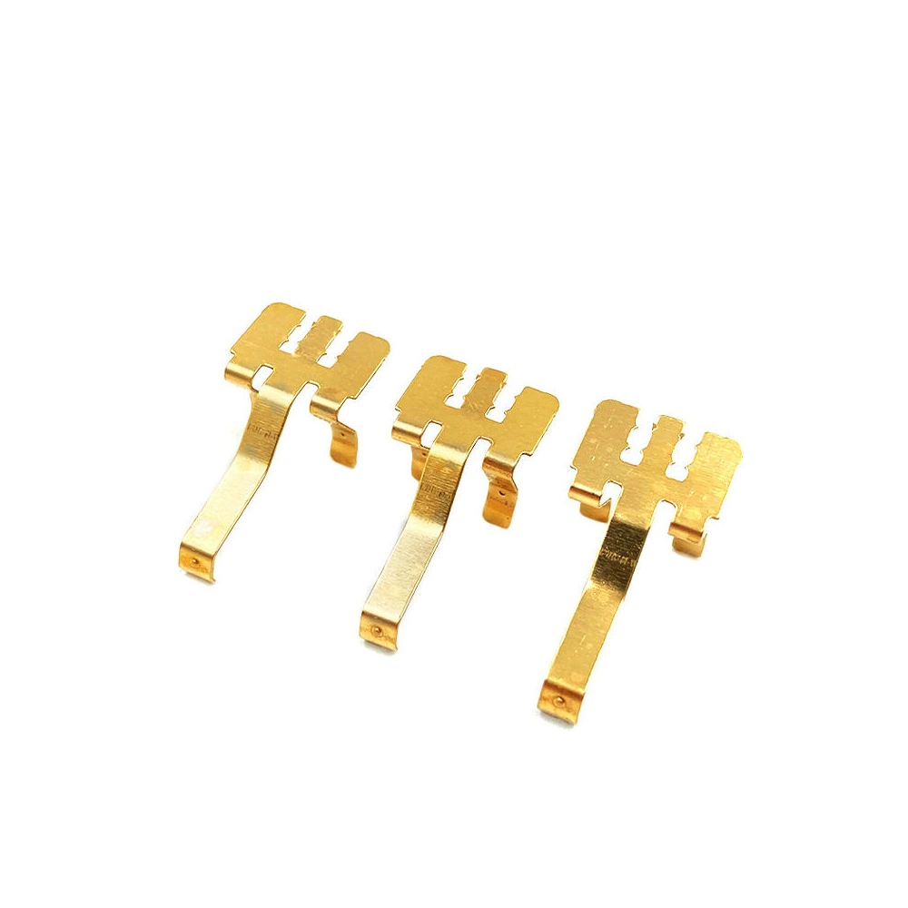 OEM Us 6 Holes Electrical Power Socket Insert Switch Terminal Contact Electrical Accessories Brass Stamping Electric Contacts