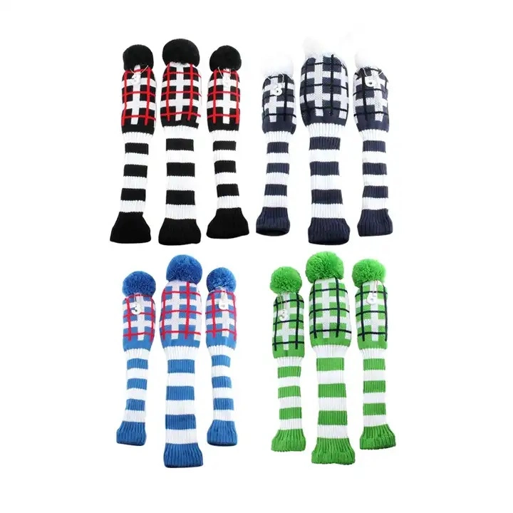 Knitted Golf Driver Headcover Knit Cover Golf Accessories High quality/High cost performance 