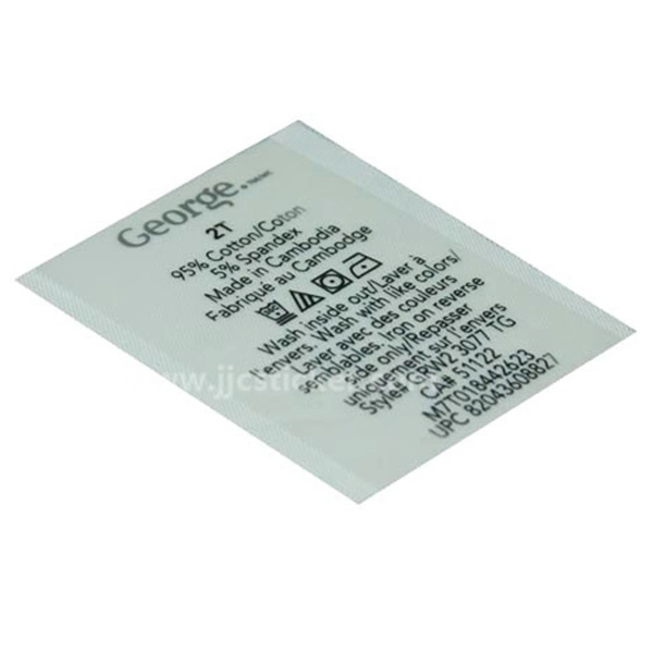 Clothes Size Label Garment Heat Transfer Size Tags