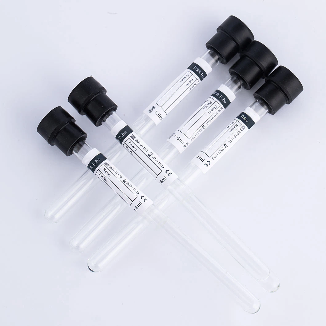 Factory Price No Additive PT EDTA Glucose ESR Glass Vacuum Disposable Blood Collection Vacutainer Tube