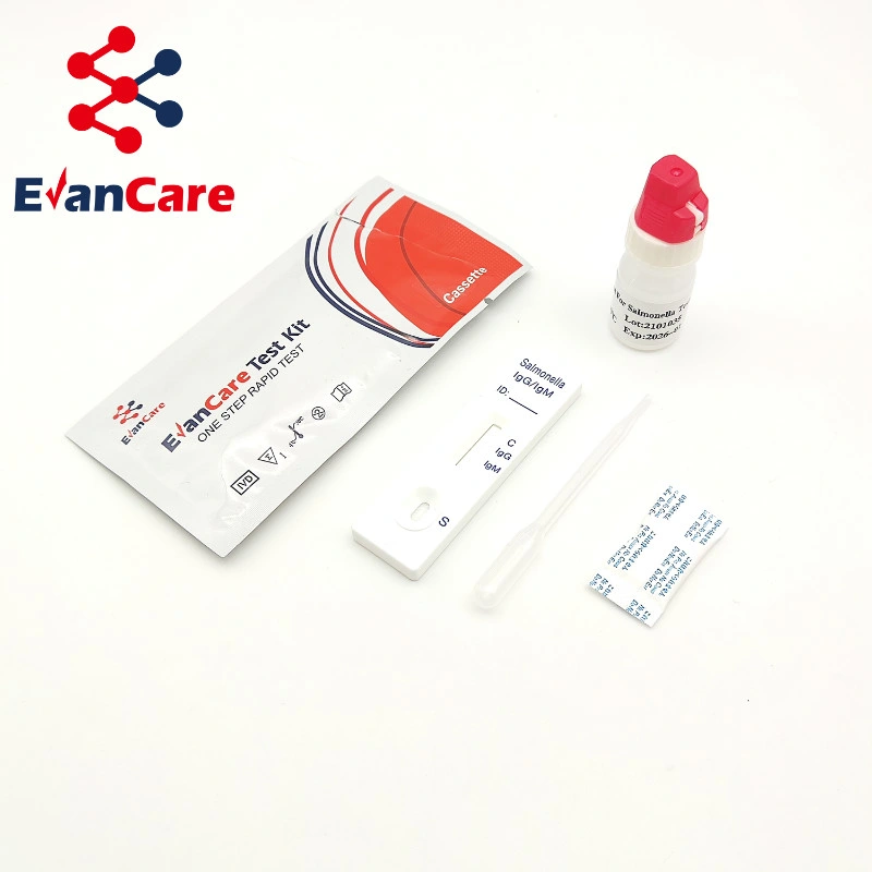 Evancare Salmonella Typhi Antibody IgG IgM Card Test
