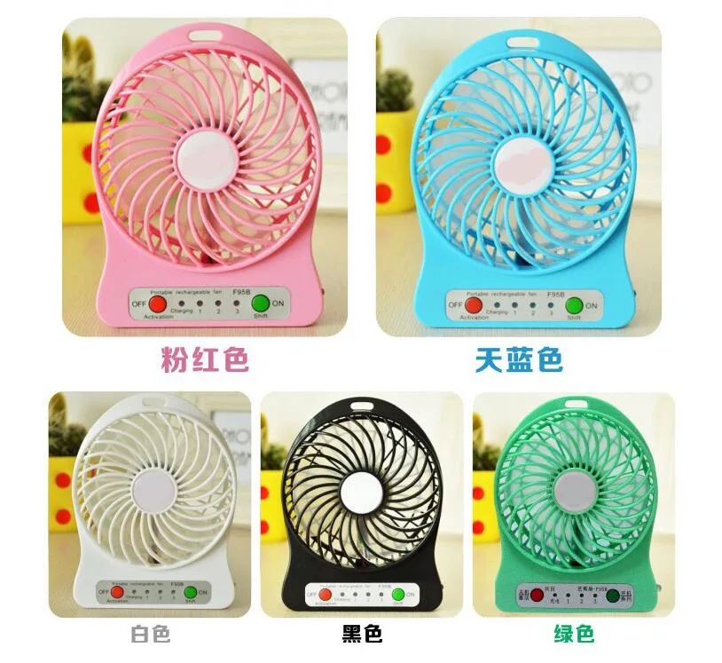 Computer Rechargeable USB Portable Mini Cooling Fan