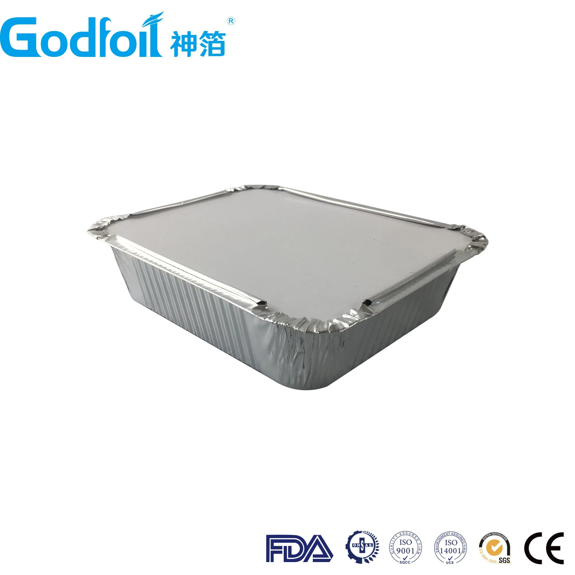 Medium Disposable Take Away Aluminium Foil Food Container for Food Wrapping