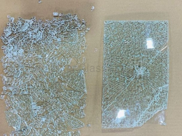 3-19mm Tempered Glass Door / Shower Room Glass with CNC Cutting & Polished Glass