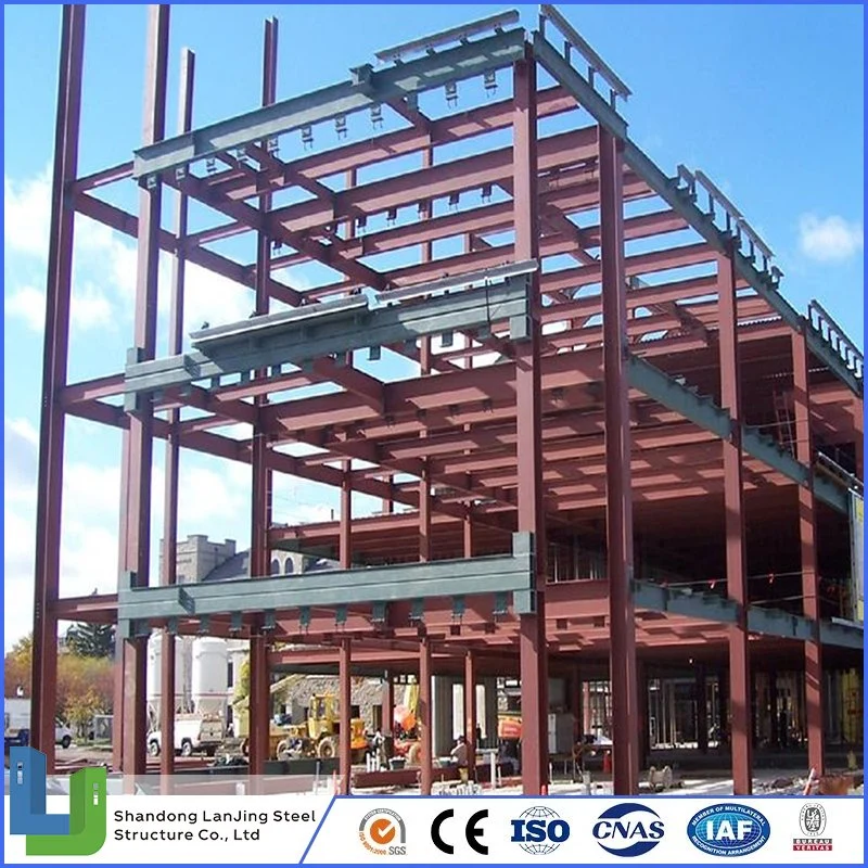 Estructura de acero Manufavuring Metal Galvanized Construcción pesada para almacén Taller