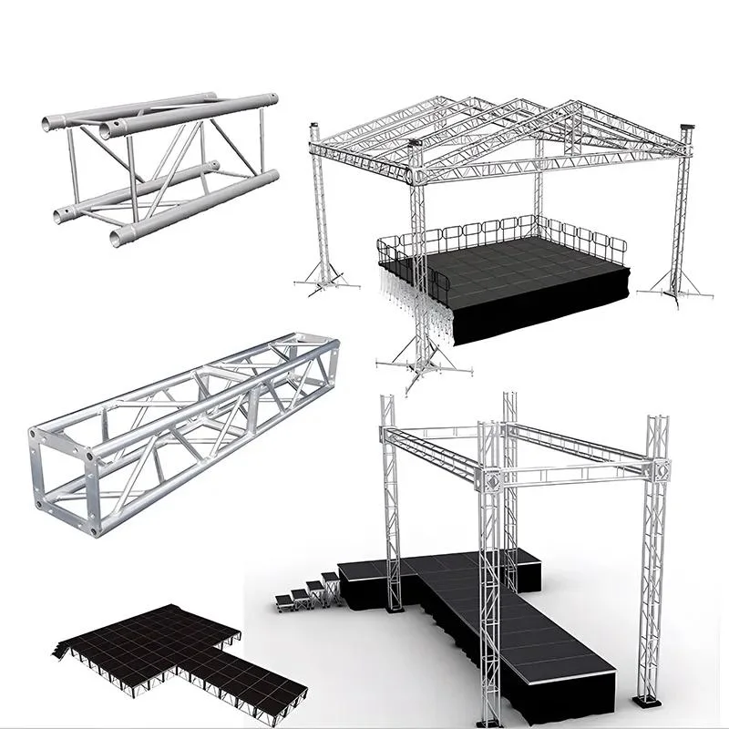 Aluminum Portable Stage Square Bolted Event Truss for Wedding and Concert Festival