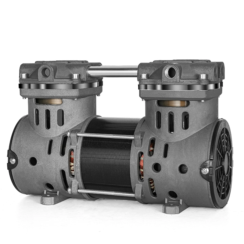 High Pressure Oil Less 2 Stage Piston Oil Free Vacuum Pump with 220V/110V Electric Motor Air Compressor