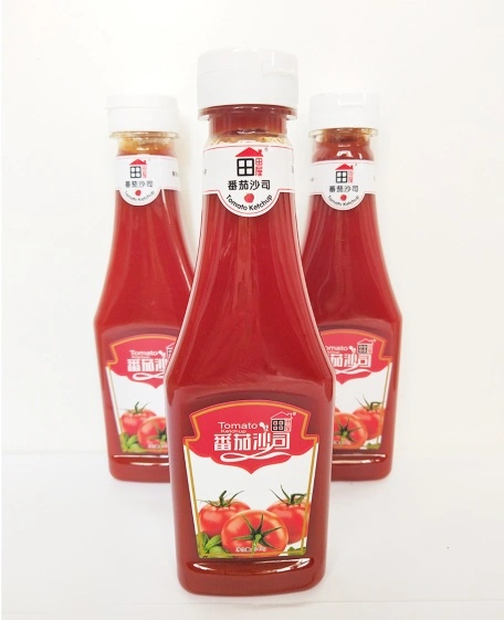 340g Tomato Ketchup in Bottle for Supermarket