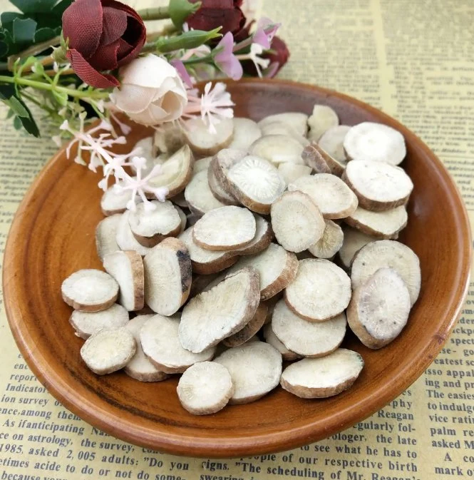 Medicina herbaria China Natural Dried Bai Shao raíz de Peonía Blanca