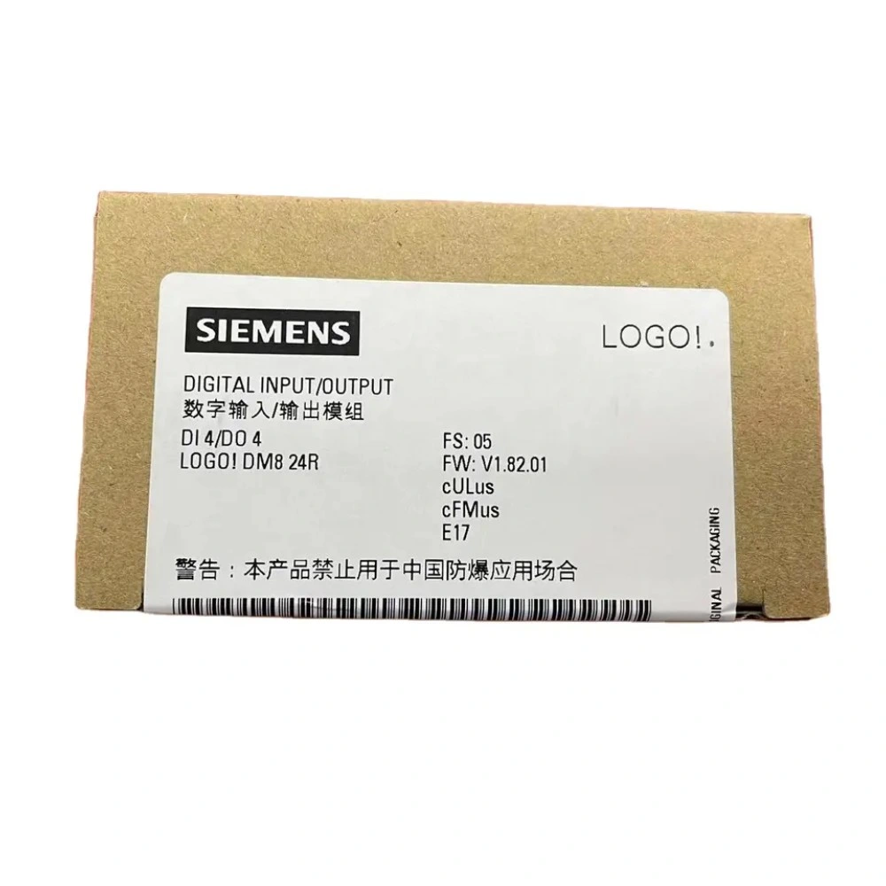 New Original Simatic Logo! Dm8 24r Expansion Module PLC Logic Module 6ED1055-1hb00-0ba2 for Siemens Logo