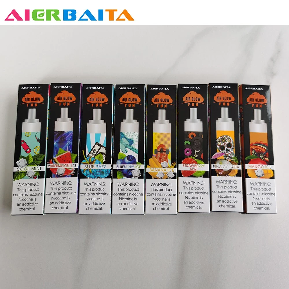 Original recarregável Vape Slim Pen Ar Glow divertidos mini e cigarro