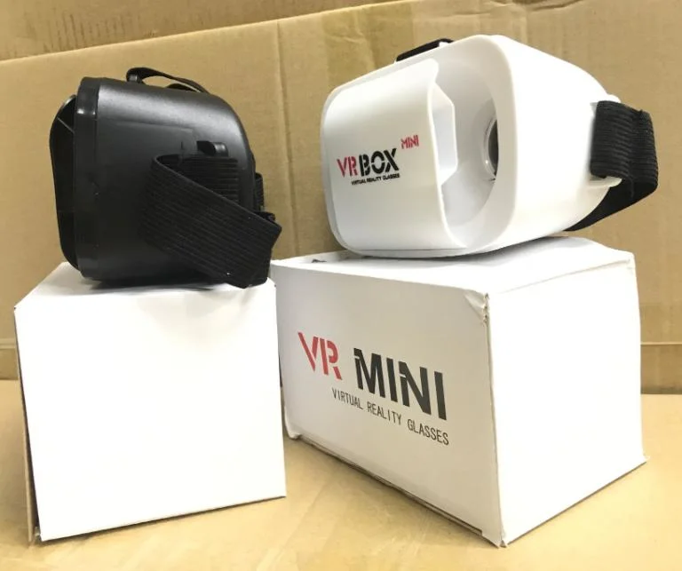 Mini Vr Glasses Playing Games Watching HD 3D Virtual Reality Glasses Box