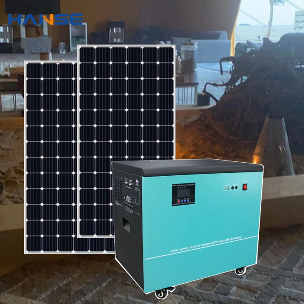 PV Panels Home Lighting Lithium Battery Energy Storage Balcony Power Generator Module System Photovoltaic Kit 220V 3000W Portable off Grid Solar Power System