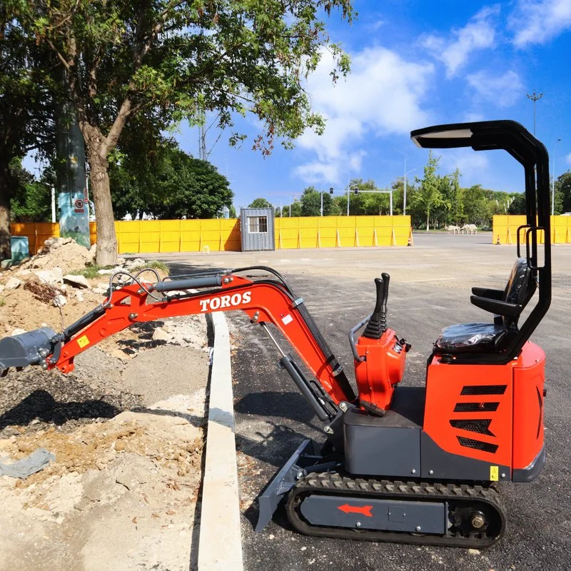 CE ISO Certificate Mini Excavator Post Hole Digger with Various Accessories