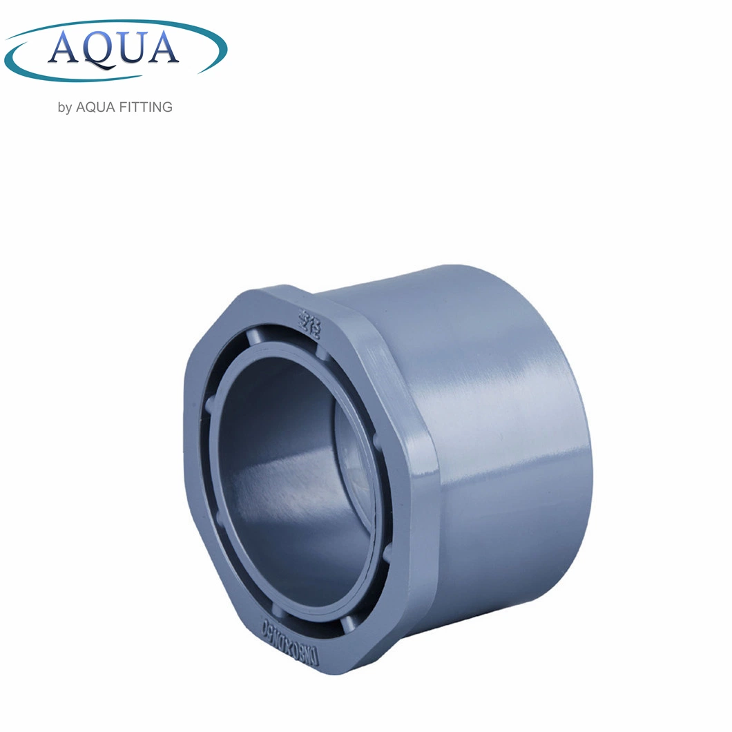 Round Flanged Plastic PVDF Bushing Sleeve for Industry