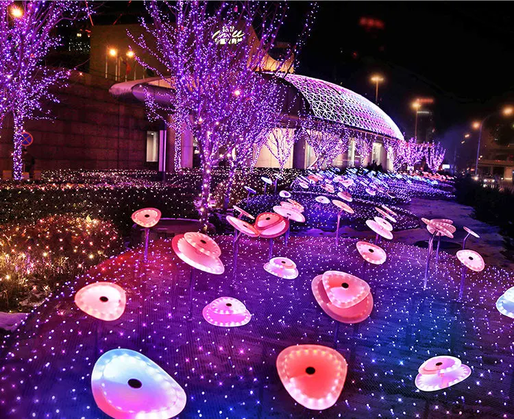 Arriba Vendedor impermeable Super Long 50ft 15m decoración interior al aire libre Patio de Navidad Rgbic Smart LED Fairy String Light