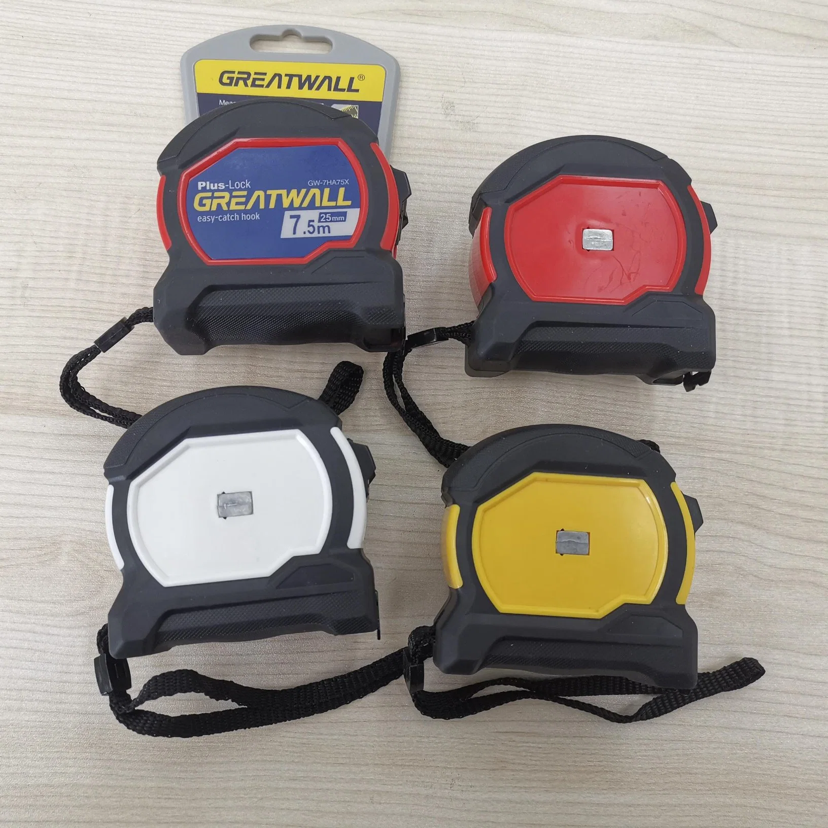 Great Wall Brand China Professional Rubber Holder 5m/5.5m/7.5m/8m Measuring Tape Length Measurement