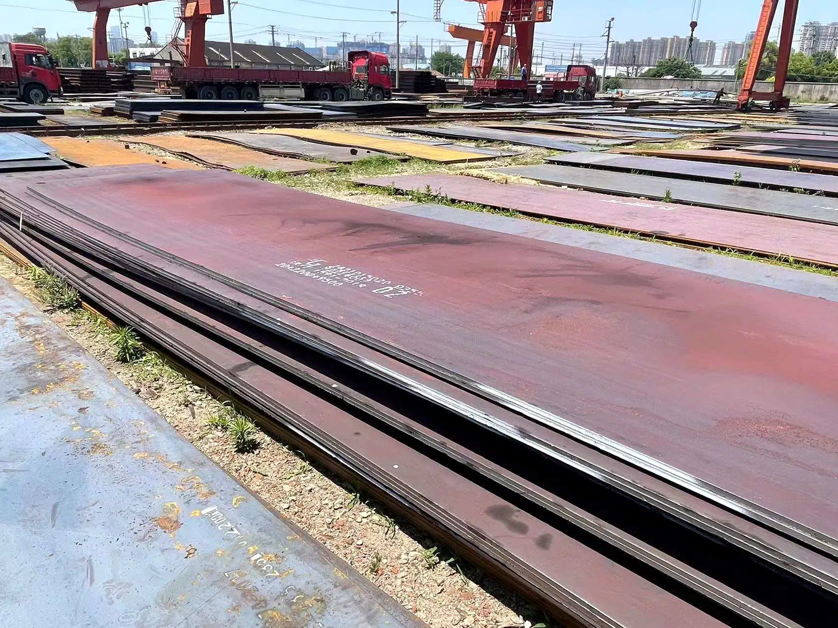 ASTM A283 A36 Q245r S235jr S355j0 1020 1045 1010 1012 1050 1060 50mn Ck45 8mm Hot Rolled Steel Plate Ms Carbon Steel Sheet