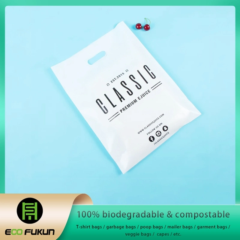 Einkaufstasche mit Schlaufengriff, biologisch abbaubare Geschenktasche, Ecofriendly Einkaufstasche, Bekleidungstasche, wiederverträglich Tasche, Biologisch Abbaubare Tragetasche, Kunststoff-Einkaufstasche