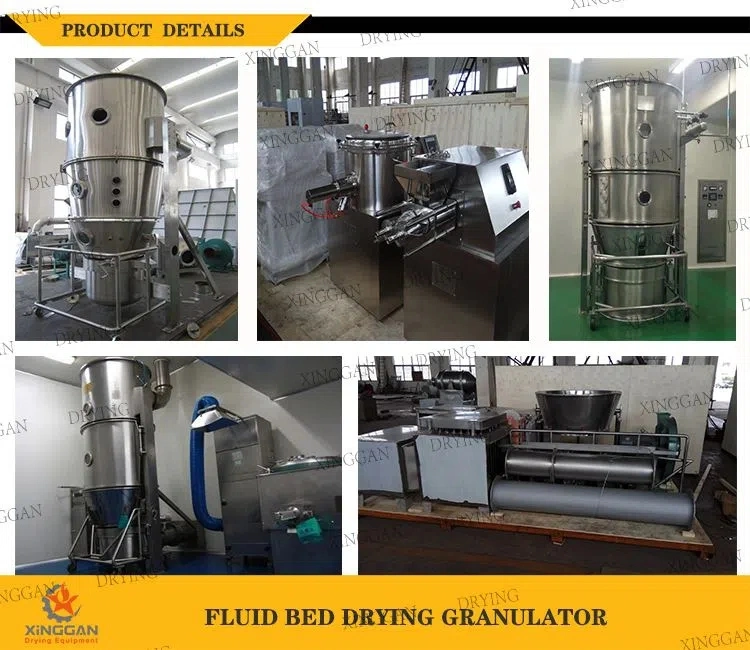 Chemical Fluid Bed Dryer Granulation Machine Used for Laboratory