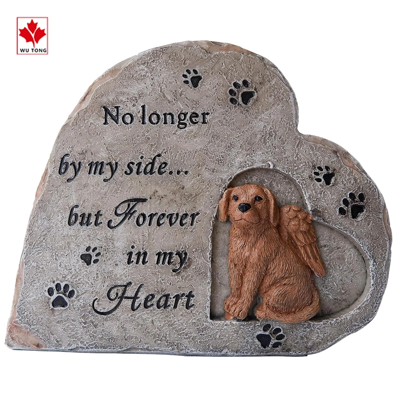 Perro personalizado Gato Memorial Piedra Pata Escultura obsequio